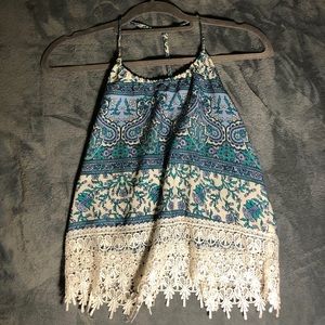 Bohemian LA Hearts Halter Top
